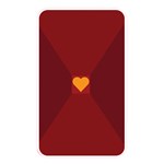 Heart Red Yellow Love Card Design Memory Card Reader Front