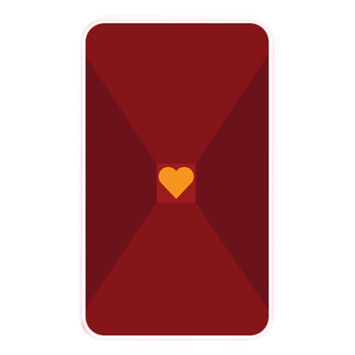 Heart Red Yellow Love Card Design Memory Card Reader