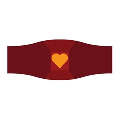 Heart Red Yellow Love Card Design Stretchable Headband