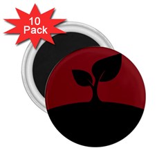 Plant Last Plant Red Nature Last 2 25  Magnets (10 Pack)  by Nexatart