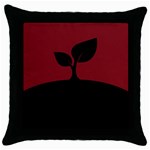 Plant Last Plant Red Nature Last Throw Pillow Case (Black) Front