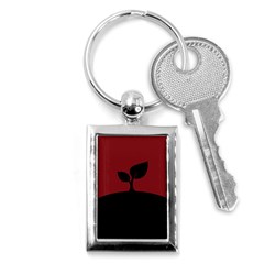 Plant Last Plant Red Nature Last Key Chains (rectangle)  by Nexatart