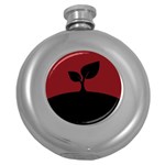 Plant Last Plant Red Nature Last Round Hip Flask (5 oz) Front