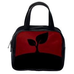 Plant Last Plant Red Nature Last Classic Handbags (one Side) by Nexatart