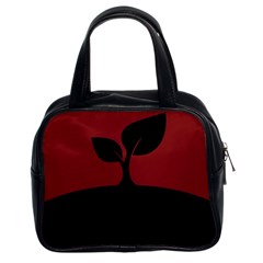 Plant Last Plant Red Nature Last Classic Handbags (2 Sides) by Nexatart