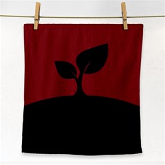 Plant Last Plant Red Nature Last Face Towel by Nexatart