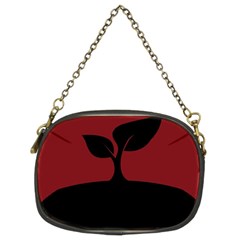 Plant Last Plant Red Nature Last Chain Purses (two Sides)  by Nexatart