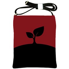 Plant Last Plant Red Nature Last Shoulder Sling Bags by Nexatart