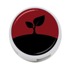 Plant Last Plant Red Nature Last 4-port Usb Hub (one Side) by Nexatart