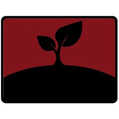 Plant Last Plant Red Nature Last Fleece Blanket (large)  by Nexatart