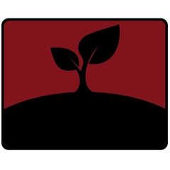 Plant Last Plant Red Nature Last Fleece Blanket (medium)  by Nexatart