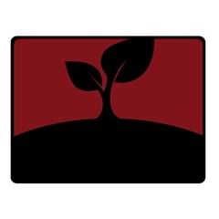 Plant Last Plant Red Nature Last Fleece Blanket (small) by Nexatart