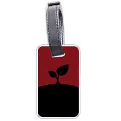 Plant Last Plant Red Nature Last Luggage Tags (one Side)  by Nexatart