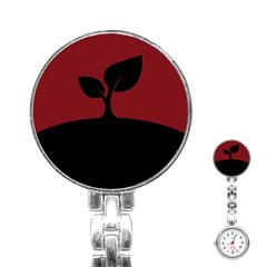 Plant Last Plant Red Nature Last Stainless Steel Nurses Watch by Nexatart