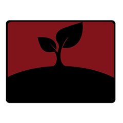 Plant Last Plant Red Nature Last Double Sided Fleece Blanket (small)  by Nexatart