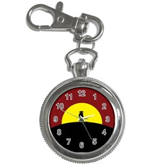 Samurai Warrior Japanese Sword Key Chain Watches by Nexatart