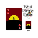 Samurai Warrior Japanese Sword Playing Cards 54 (Mini)  Front - Heart7