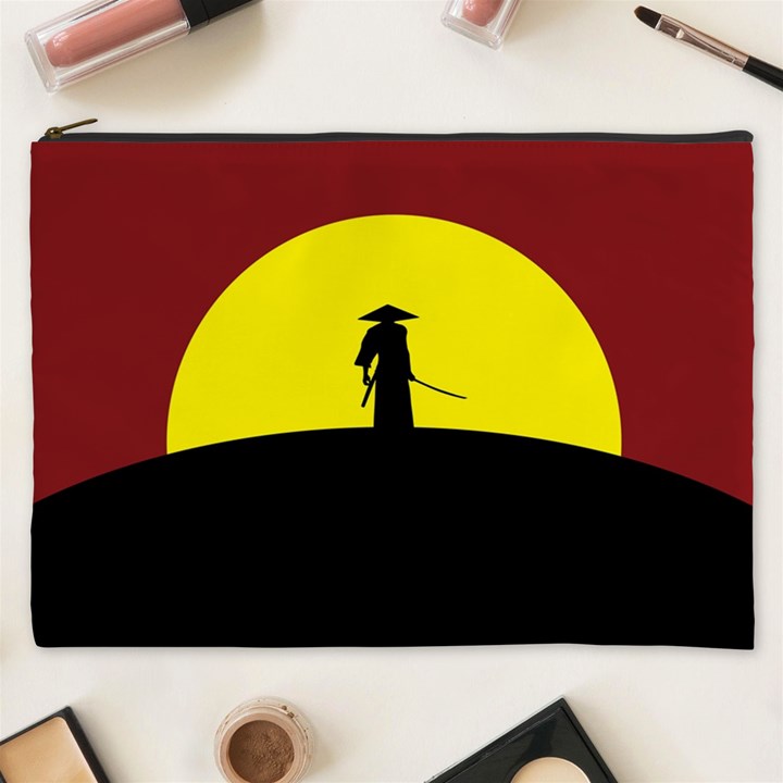 Samurai Warrior Japanese Sword Cosmetic Bag (XXXL) 