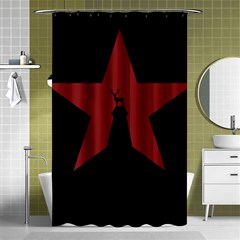 Buck Dear Animal Character Nature Shower Curtain 48  X 72  (small)  by Nexatart