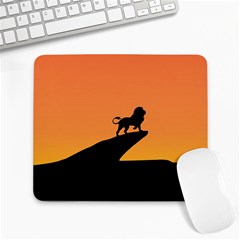 Lion Sunset Wildlife Animals King Large Mousepads by Nexatart