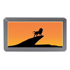 Lion Sunset Wildlife Animals King Memory Card Reader (mini) by Nexatart