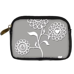 Flower Heart Plant Symbol Love Digital Camera Cases by Nexatart