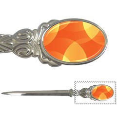 Abstract Orange Yellow Red Color Letter Openers by Nexatart