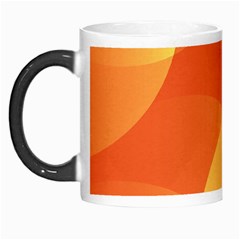 Abstract Orange Yellow Red Color Morph Mugs by Nexatart