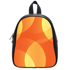 Abstract Orange Yellow Red Color School Bags (small)  by Nexatart