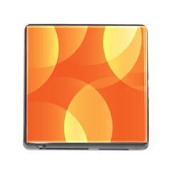 Abstract Orange Yellow Red Color Memory Card Reader (square) by Nexatart