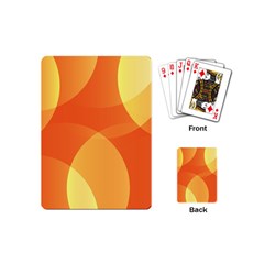 Abstract Orange Yellow Red Color Playing Cards (mini)  by Nexatart