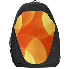 Abstract Orange Yellow Red Color Backpack Bag by Nexatart