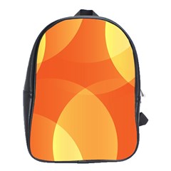 Abstract Orange Yellow Red Color School Bags (xl)  by Nexatart