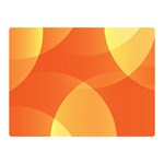 Abstract Orange Yellow Red Color Double Sided Flano Blanket (Mini)  35 x27  Blanket Front