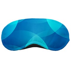 Abstract Blue Wallpaper Wave Sleeping Masks by Nexatart