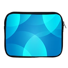 Abstract Blue Wallpaper Wave Apple Ipad 2/3/4 Zipper Cases by Nexatart