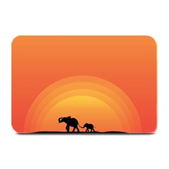 Elephant Baby Elephant Wildlife Plate Mats