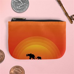 Elephant Baby Elephant Wildlife Mini Coin Purses