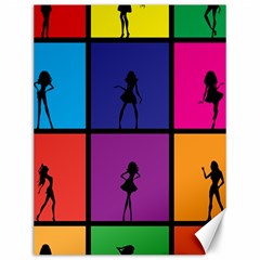 Girls Fashion Fashion Girl Young Canvas 12  X 16   by Nexatart