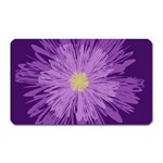 Purple Flower Floral Purple Flowers Magnet (Rectangular) Front