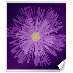 Purple Flower Floral Purple Flowers Canvas 20  X 24   by Nexatart