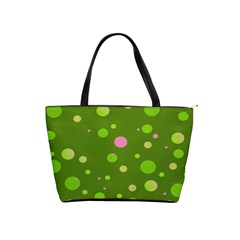 Decorative Dots Pattern Shoulder Handbags by ValentinaDesign