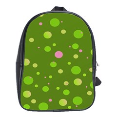 Decorative Dots Pattern School Bags(large)  by ValentinaDesign