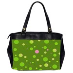 Decorative dots pattern Office Handbags (2 Sides)  Back