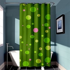 Decorative Dots Pattern Shower Curtain 36  X 72  (stall)  by ValentinaDesign