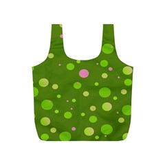 Decorative Dots Pattern Full Print Recycle Bags (s)  by ValentinaDesign