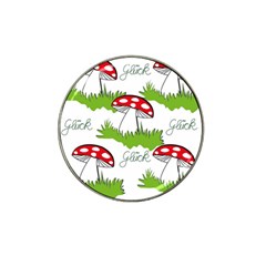 Mushroom Luck Fly Agaric Lucky Guy Hat Clip Ball Marker by Nexatart