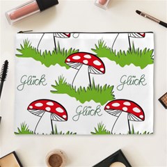 Mushroom Luck Fly Agaric Lucky Guy Cosmetic Bag (xl) by Nexatart