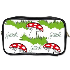 Mushroom Luck Fly Agaric Lucky Guy Toiletries Bags 2-side by Nexatart