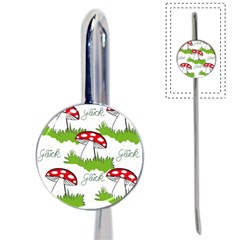 Mushroom Luck Fly Agaric Lucky Guy Book Mark by Nexatart